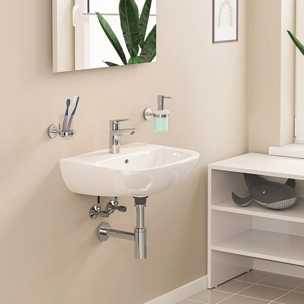 Смеситель для раковины Grohe Start Edge с донным клапаном (цвет-хром) 23898001 23898001 &mdash; фото в Esantehnika