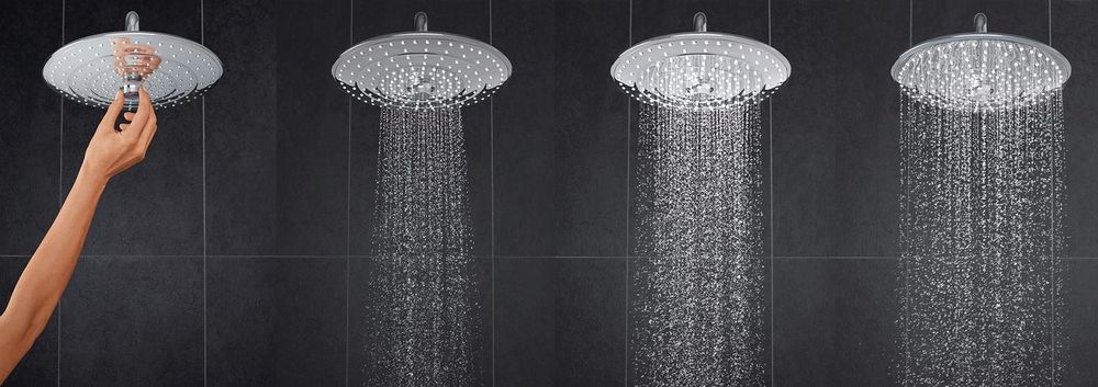 Душова система з перемикачем Grohe QuickFix Vitalio Joy Shower System (колір - хром) 27357002 27357002 &mdash; фото в Esantehnika