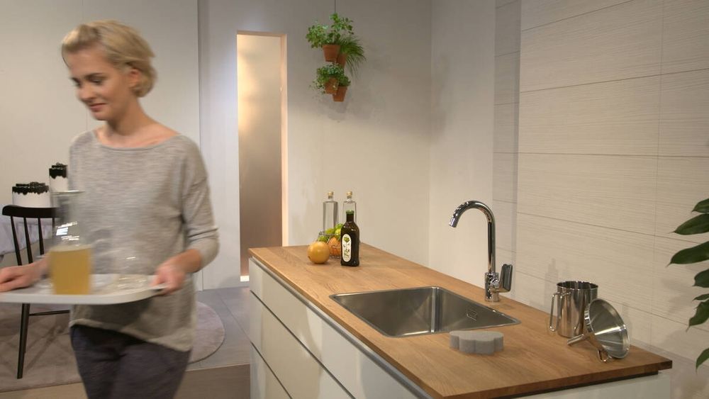 Смеситель для кухни 260, 1jet Hansgrohe Logis M31 (цвет - хром) 71835000 71835000 &mdash; фото в Esantehnika