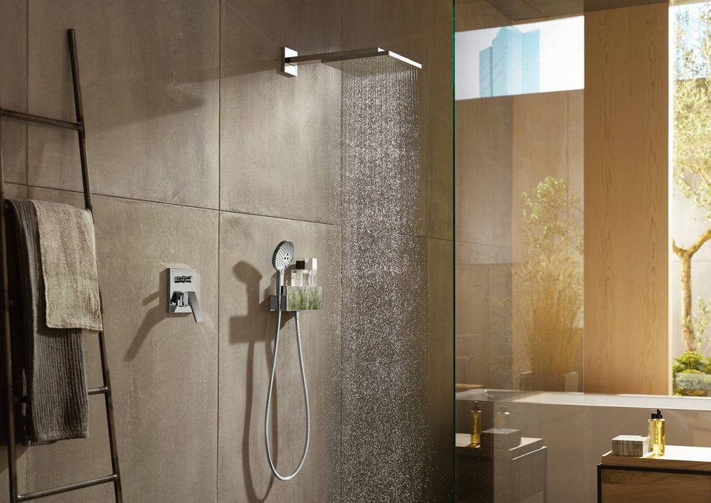 Лійка для душу Hansgrohe Raindance Select S EcoSmart 120 (колір - хром), 3 види струменя 26531000 26531000 &mdash; фото в Esantehnika