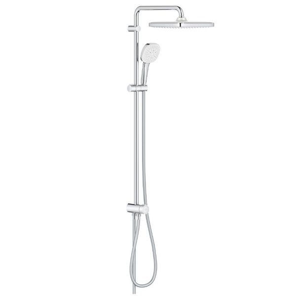 Душевая стойка Grohe Tempesta System 250 Cube с верхним и ручным душем хром 26694001 26694001 &mdash; фото в Esantehnika