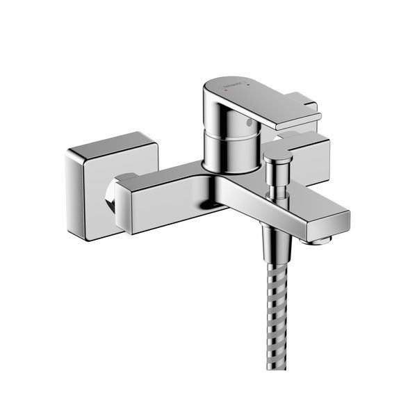 Змішувач для ванни з двома режимами витрати води Hansgrohe Vernis Shape (колір - хром) 71453000 71453000 &mdash; фото в Esantehnika