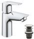 Смеситель для раковины Grohe Start Edge с донным клапаном (цвет-хром) 23898001 23898001 &mdash; фото в Esantehnika