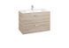 Комплект меблів тумба з умивальником Roca Victoria Basic 80,5 х 46 х h56,5 см, оздоблення - шпон A855852422 A855852422 &mdash; фото в Esantehnika