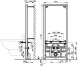 Инсталляция для биде ALCAPLAST A105/1200 A105/1200 &mdash; фото в Esantehnika
