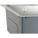 Мойка для кухни интегрированная Lidz Handmade Max 500 H7849R Brushed Steel, 3,0/1,0 мм, крыло справа, увеличенная чаша LDH7849RBRU49464 LDH7849RBRU49464 &mdash; фото в Esantehnika