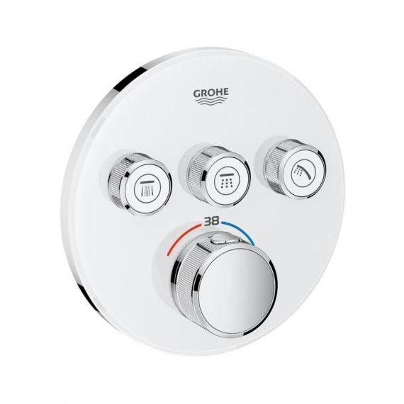 Зовнішня панель термостата Grohe Grohtherm SmartControl на 3 виходи 29904LS0 29904LS0 &mdash; фото в Esantehnika
