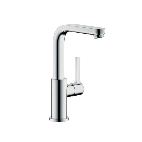 Змішувач для раковини, одноважільний Hansgrohe Metris S (колір - хром), з донним клапаном Push-Open 31161000 31161000 &mdash; фото в Esantehnika