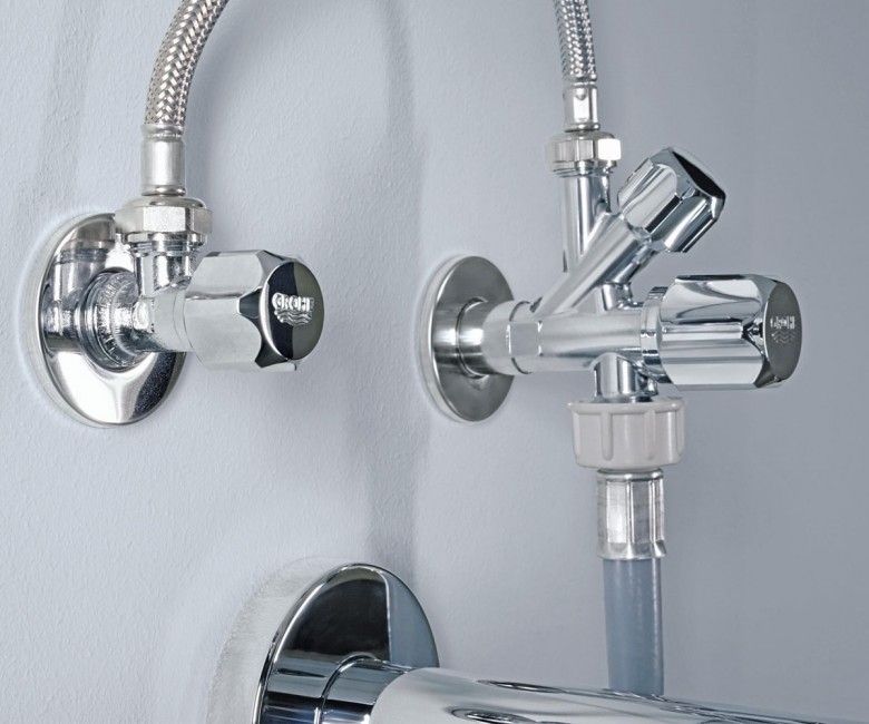 Вентиль угловой GROHE 2201600M 2201600M &mdash; фото в Esantehnika