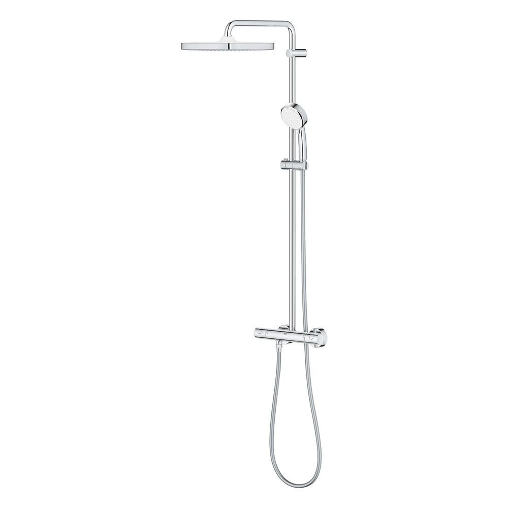 Душова система з термостатом Grohe Tempesta Cosmopolitan System 250 Cubе 26689000 26689000 &mdash; фото в Esantehnika
