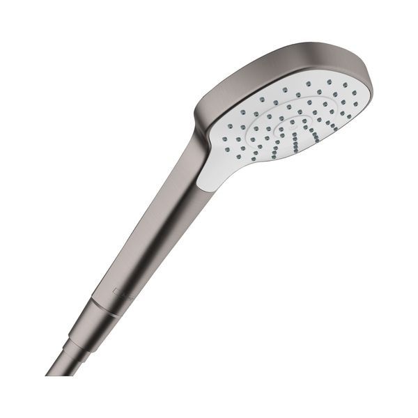 Лейка для душа Hansgrohe Croma E 1jet (цвет - шлифованный чёрный хром), 1 вид струи 26814340 26814340 &mdash; фото в Esantehnika