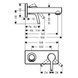 Смеситель для раковины скрытого монтажа Hansgrohe TALIS S (72110000) 72110000 &mdash; фото в Esantehnika