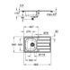 Кухонная мойка Grohe Sink K200 31552SD1 31552SD1 &mdash; фото в Esantehnika