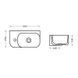 Раковина Qtap Tern 450х250х158 White QT1711H02LW QT1711H02LW &mdash; фото в Esantehnika