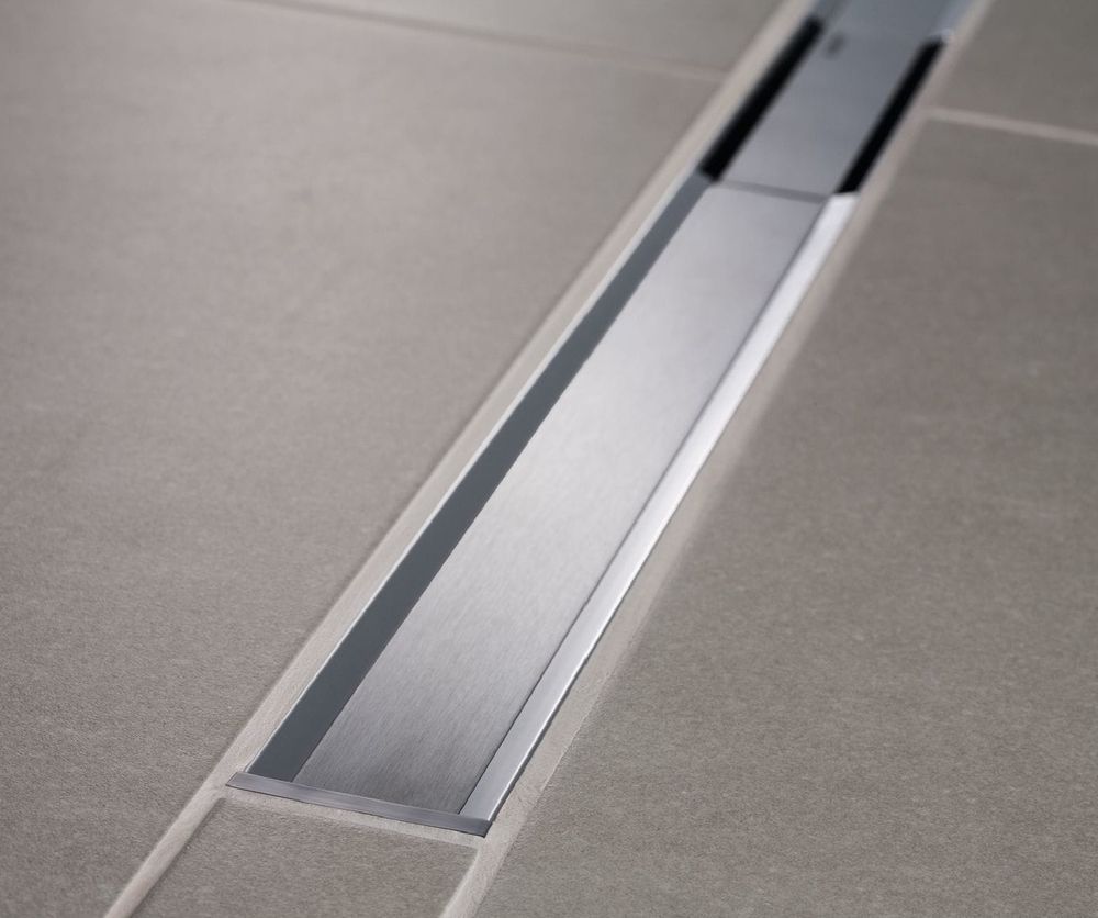Корпус дренажних каналів Geberit CleanLine 154.150.00.1 (висота від 90мм) + Дренажний обрізний канал 30-130 см Geberit CleanLine20, нержавіюча сталь 154.150.00.1+154.451.KS. 154.150.00.1+154.451.KS.1 &mdash; фото в Esantehnika