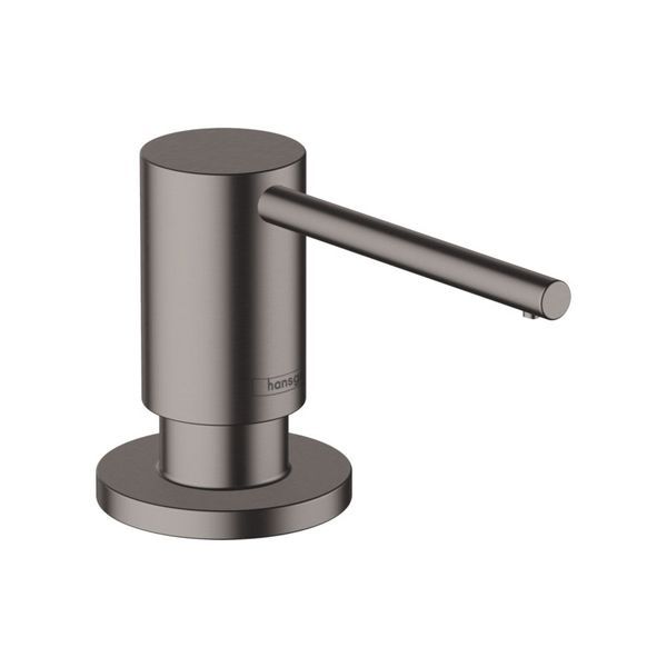 Дозатор для рідкого мила або миючого засобу Hansgrohe A41, шліфований чорний хром 40438340 40438340 &mdash; фото в Esantehnika