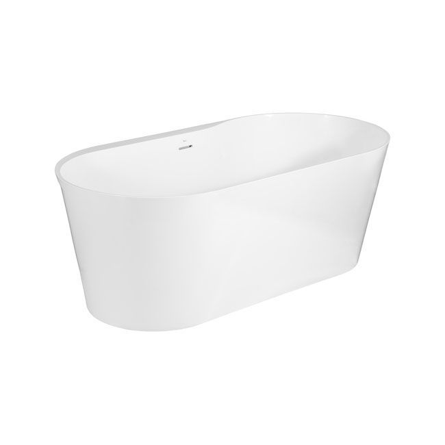 Ванна зі штучного каменю Stonex 160 х 80 х h59 см Roca Raina, в комплекті з сифоном A248466000 A248466000 &mdash; фото в Esantehnika