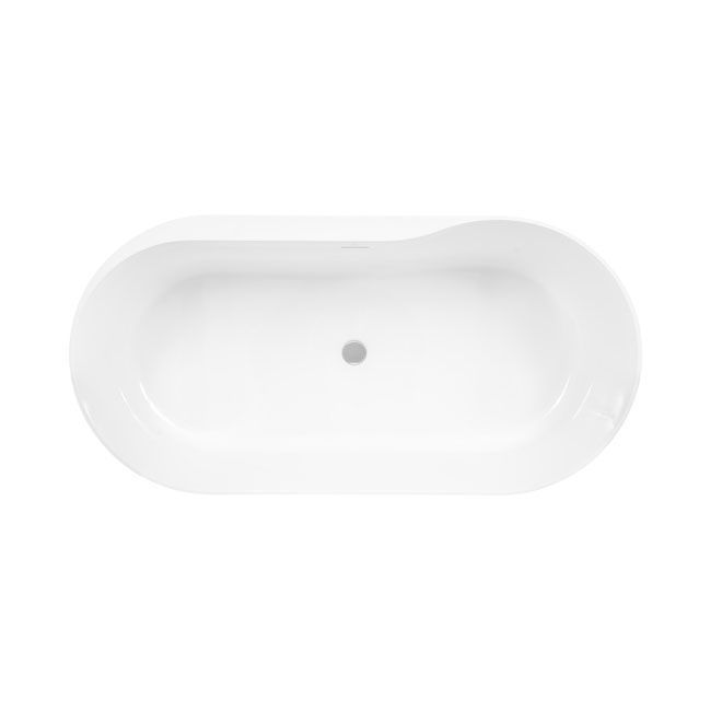 Ванна зі штучного каменю Stonex 160 х 80 х h59 см Roca Raina, в комплекті з сифоном A248466000 A248466000 &mdash; фото в Esantehnika