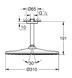 Верхний душ Grohe RainShower 310 мм с кронштейном 26560000 26560000 &mdash; фото в Esantehnika