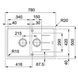 Кухонна мийка Franke Basis BFG 651-78, накладна, оборотна, 2 чаші, вентиль+сифон, 78x50, граніт бежевий (114.0272.633) 114.0272.633 &mdash; фото в Esantehnika