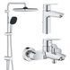 Комплект смесителей с душевой системой Grohe QuickFix Start&Vitalio Comfort 250 (UA202305RM) UA202305RM &mdash; фото в Esantehnika