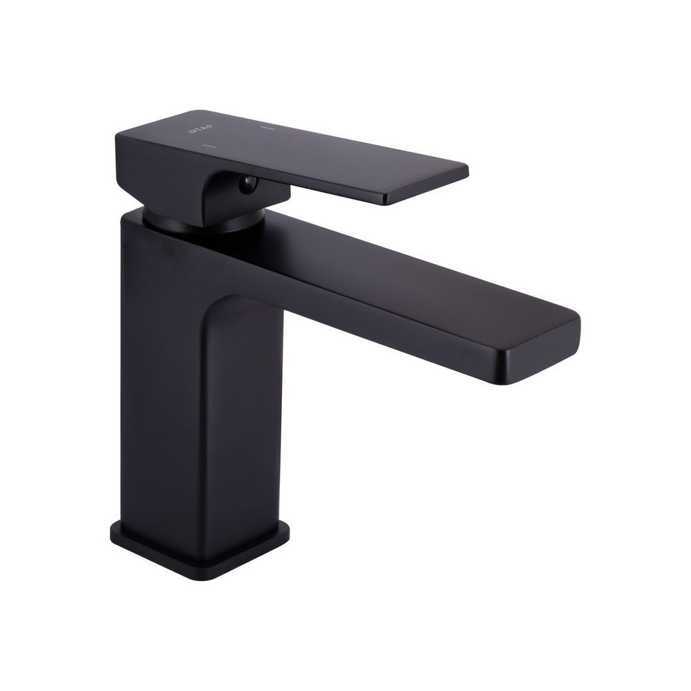 Смеситель для раковины Qtap Gemini (с гигиеническим душем) QTGEM272BLM45690 Black Matt QTGEM272BLM45690 &mdash; фото в Esantehnika