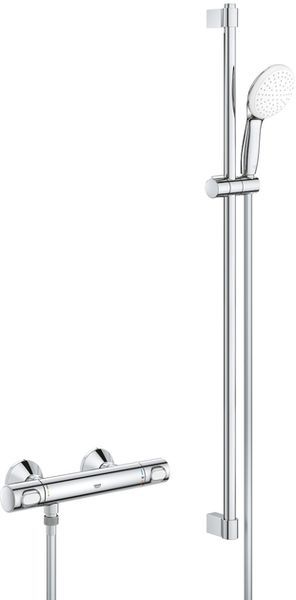 Змішувач для душу GROHE Grohtherm 500 34793000 із душовим гарнітуром Tempesta 100 34797001 (34797001) 34797001 &mdash; фото в Esantehnika