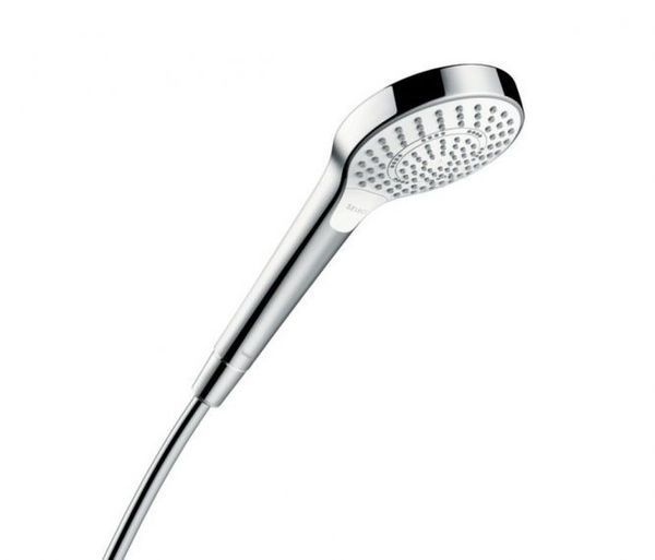 Ручной душ Hansgrohe Croma Select S 110 Multi EcoSmart 9л/мин, белый/хром (26801400) 26801400 &mdash; фото в Esantehnika