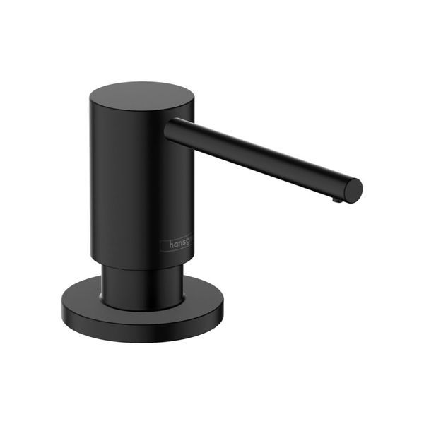 Дозатор для рідкого мила або миття посуду Hansgrohe A41, чорний матовий 40438670 40438670 &mdash; фото в Esantehnika