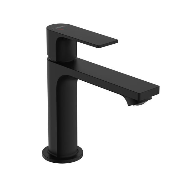 Змішувач для раковини 110 CoolStart Hansgrohe Rebris E (колір - чорний матовий), з донним клапаном 72559670 72559670 &mdash; фото в Esantehnika