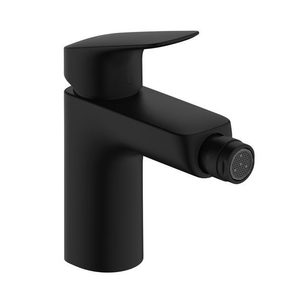 Змішувач для біде 100 Hansgrohe Logis (колір - чорний матовий), з донним клапаном 71200670 71200670 &mdash; фото в Esantehnika
