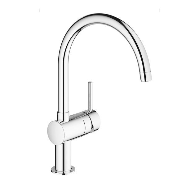 Змішувач для кухні, з поворотним виливом Grohe Minta (колір - хром) 32917000 32917000 &mdash; фото в Esantehnika