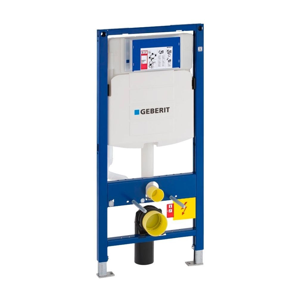 Інсталяція Geberit Duofix 111.300.00.5 (без клавіші) комплект з унітазом Geberit Smyle Square + сидіння Soft Close 500.683.00.2 (500.683.00.2+111.300.00.5) 500.683.00.2+111.300.00.5 &mdash; фото в Esantehnika