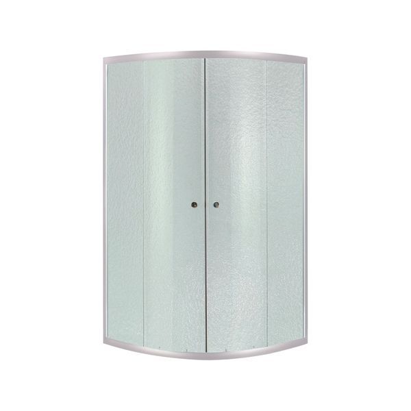 Душова кабіна Lidz Latwa SC80x80.SAT.LOW.FR, скло Frost 4 мм без піддону LLSC8080SATLOWFR2 LLSC8080SATLOWFR2 &mdash; фото в Esantehnika