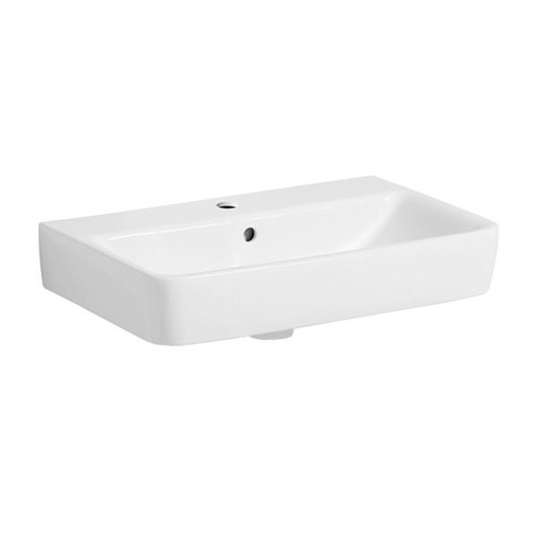 Раковина підвісна Geberit Selnova Compact 60 х 37 см, з 1 отвором під змішувач 501.511.00.7 501.511.00.7 &mdash; фото в Esantehnika