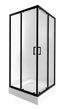 Душова кабіна Qtap Taurus 90x90 (Профіль - чорний, скло - прозоре) TAUBLA1099SC6SET