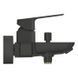 Смеситель для ванны с душем Grohe Cubeo чёрный матовый (1018142430) 1018142430 &mdash; фото в Esantehnika
