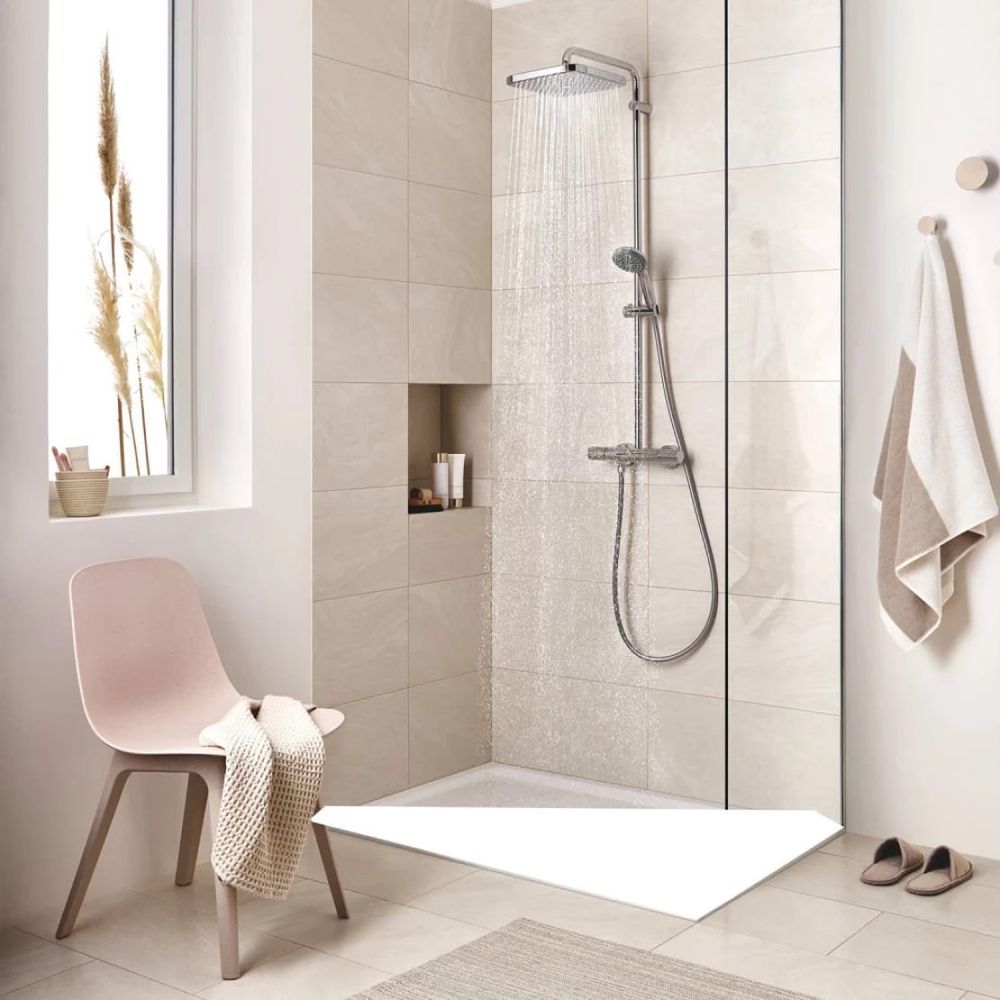 Душова система GROHE Vitalio Start 250 Cube 26696000 26696000 &mdash; фото в Esantehnika