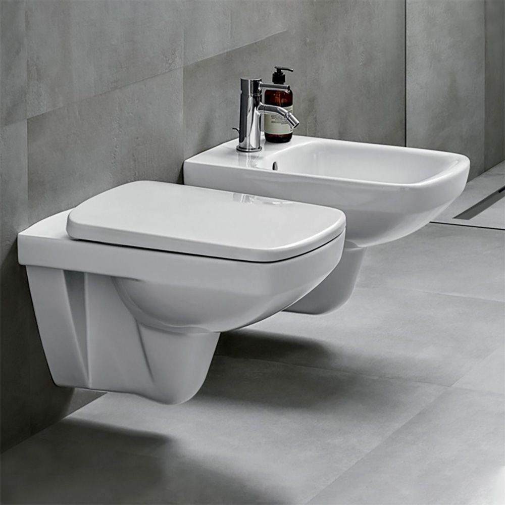 Унітаз підвісом Geberit Selnova Square в комплекті із сидінням Soft Close Quickfix 501.961.00.1 501.961.00.1 &mdash; фото в Esantehnika