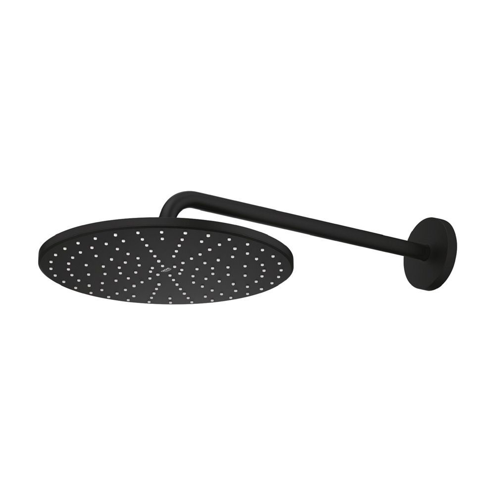 Верхний душ с держателем &Oslash;310 мм Grohe Rainshower Mono 310 (цвет - чёрный матовый) 22121KF0 22121KF0 &mdash; фото в Esantehnika