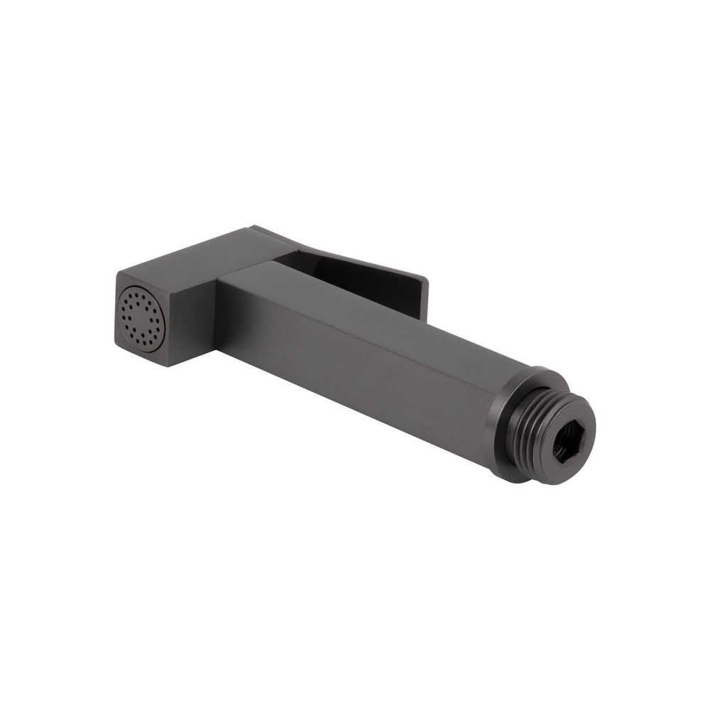Смеситель для раковины Qtap Gemini (с гигиеническим душем) QTGEM272GMB45692 Gunmetal Black PVD QTGEM272GMB45692 &mdash; фото в Esantehnika
