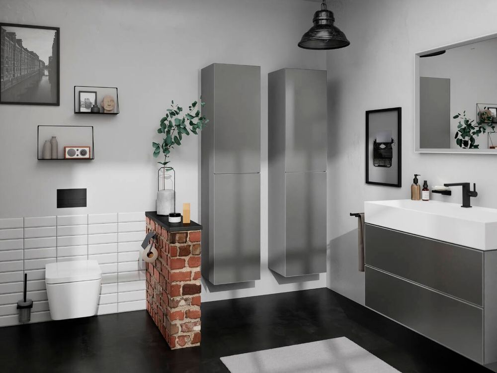 Тримач туалетного паперу Hansgrohe AddStoris закритий, Matt Black (41753670) 41753670 &mdash; фото в Esantehnika