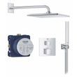 Душова система прихованого монтажу з термостатом Grohe QuickFix Precision Cube Thermostat (34879000) 34879000 &mdash; фото в Esantehnika