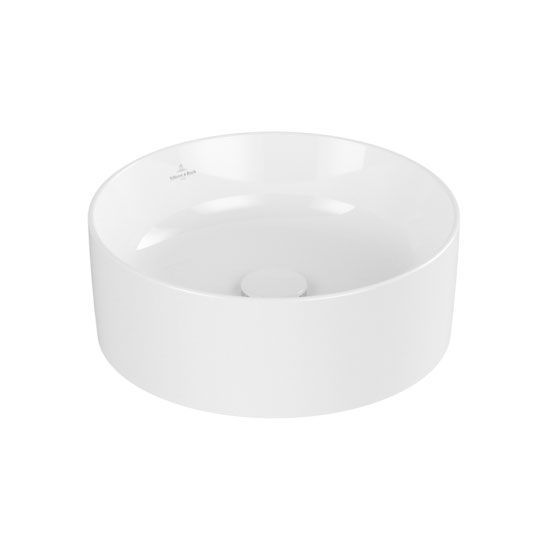 Раковина накладная на столешницу &Oslash;40 см Villeroy & Boch Collaro (альпийский белый CeramicPlus) 4A1840R1 4A1840R1 &mdash; фото в Esantehnika
