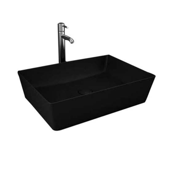 Раковина накладна на стільницю Rak Ceramics Feeling 50 x 36 см, чорний матовий FEECT5000504A FEECT5000504A &mdash; фото в Esantehnika