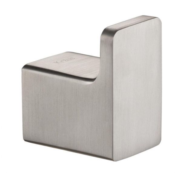 Гачок Kraus STELIOS одинарний, шліфований нікель KEA-19901BN KEA-19901BN &mdash; фото в Esantehnika