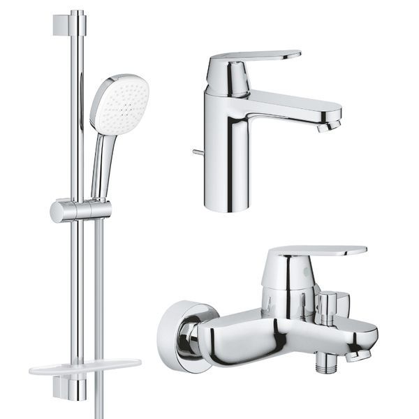 Набор смесителей для ванны Grohe Eurosmart Cosmopolitan (UA126112M3) UA126112M3 &mdash; фото в Esantehnika