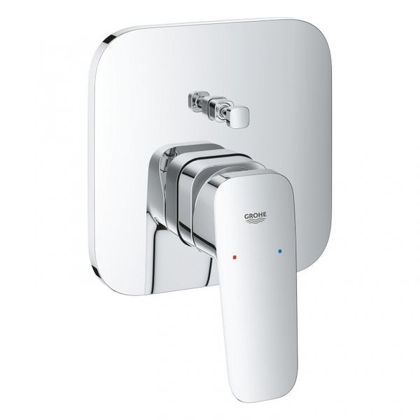 Одноважільний змішувач з перемикачем на 2 положення Grohe Cubeo 1017780000 1017780000 &mdash; фото в Esantehnika