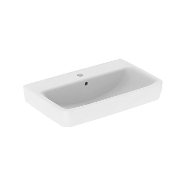 Раковина підвісна Geberit Selnova Compact 65 х 40 см, з 1 отвором під змішувач 501.890.00.1 501.890.00.1 &mdash; фото в Esantehnika