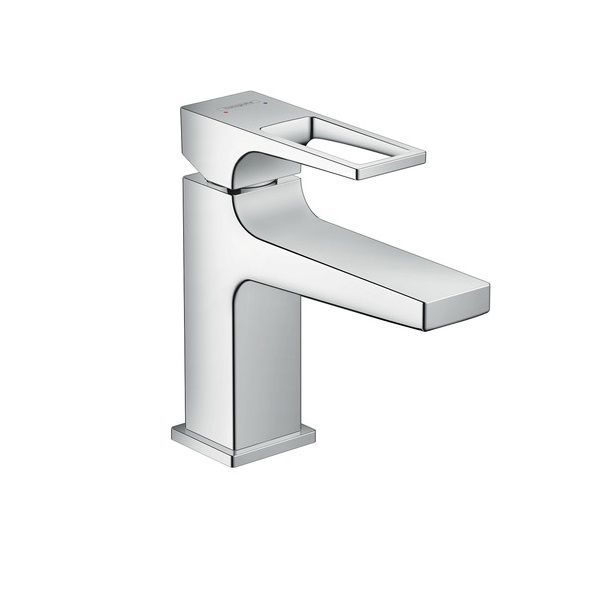 Змішувач для раковини, одноважільний Hansgrohe Metropol (колір - хром), з донним клапаном Push-Open 74500000 74500000 &mdash; фото в Esantehnika